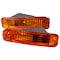 Spec-D Tuning 90-91 Acura Integra Bumper Lights Amber LB-INT90AM-RS - alternate 1